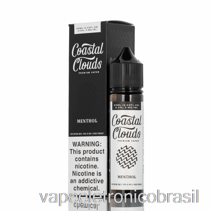 Vape Eletrônico Mentol - Nuvens Costeiras Co. - 60ml 3mg